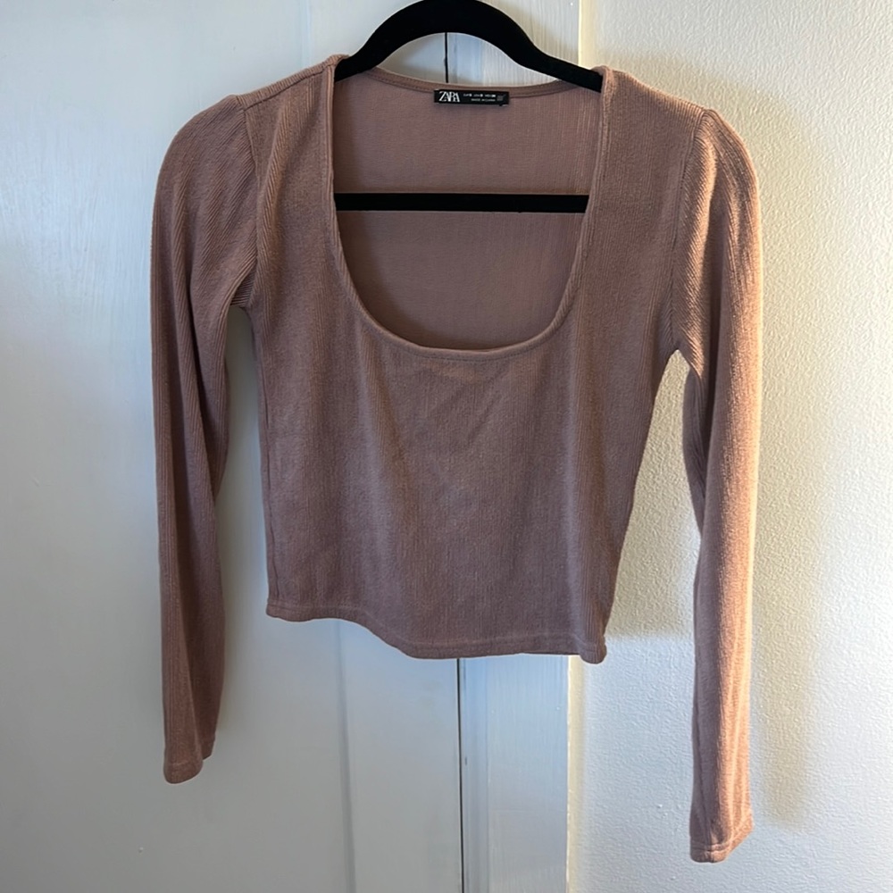 ZARA Ribbed Long Sleeve